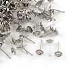 304 Stainless Steel Stud Earring Settings STAS-R073-10-1