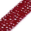 Electroplate Glass Beads Strands EGLA-A044-P3mm-A02-1