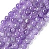 Natural Amethyst Beads Strands X-G-M445-8MM-01A-3