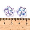 Transaparent Acrylic Beads PACR-H004-01G-3