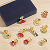 20Pcs 10 Styles Alloy & Iron Drawer Handles AJEW-GA0010-54-4
