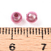 Spray Painted Acrylic Beads MACR-Q154-4mm-05-3