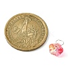 Glass Flower Charms PALLOY-JF02280-4