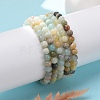 Natural Amazonite Bead Stretch Bracelets BJEW-K212-A-007-2