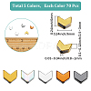 350Pcs 5 Colors Electroplated Arrows Synthetic Non-magnetic Hematite Beads Strands G-SC0003-63-2