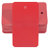 100Pcs PVC Plastic Blank Big Pendants KY-SP0001-72A-1