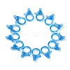 Transparent Plastic Lobster CLaw Clasps KY-H005-A09-1