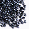 Plated Glass Seed Beads SEED-Q025-2mm-B01-2