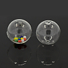 Handmade Two Holes Blown Glass Globe Beads DH017J-50mm-01-1