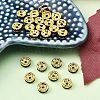 Brass Grade A Rhinestone Spacer Beads RSB036NF-12G-4