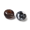 Tow Tone Acrylic Beads X-OACR-C040-07-2