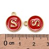 Golden Plated Alloy Enamel Charms LS-ENAM-S118-03S-3
