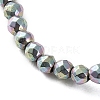 Electroplated Synthetic Non-magnetic Hematite Beads Strands G-C248-D01-3mm-02-3