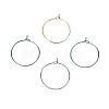Ion Plating(IP) 316L Surgical Stainless Steel Hoop Earring Findings STAS-D164-05M-1