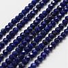 Natural Lapis Lazuli Bead Strands G-P270-2mm-19-1