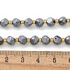 Terahertz Stone Round Beads Strands G-R002-01A-3