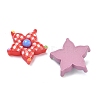 Tartan Pattern Opaque Resin Cabochons CRES-A061-01A-3