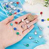 32Pcs 8 Colors Alloy Pendants FIND-PH0021-93-3