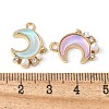 Alloy Glass Pendants PALLOY-E775-02G-3