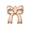 Rack Plating Alloy Enamel Pendants ENAM-S021-04G-A-2