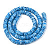 Handmade Polymer Clay Beads Strands CLAY-R089-6mm-163-2