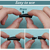 8Pcs 4 Colors Stainless Steel Bayonet Clasps STAS-DR0001-14-3