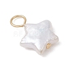 Natural Keshi Pearl Charms PALLOY-JF04240-01-4