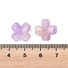 Two Tone Transparent Glass Bead Caps GLAA-Z020-02K-3