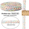 5 Yards Flower Polyester Lace Ribbon OCOR-GF0004-95C-2
