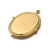 Ion Plating(IP) 304 Stainless Steel Pendant Cabochon Settings STAS-H225-03G-2
