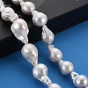 Natural Baroque Pearl Keshi Pearl Beads Strands PEAR-S019-05A-5