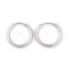 Non-Tarnish Round Ring 304 Stainless Steel Hoop Earrings for Women EJEW-G388-02C-P-1