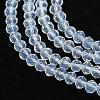 Glass Beads Strands EGLA-A034-J4mm-D06-4