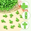 200Pcs Opaque Acrylic Beads SACR-FS0001-39C-2