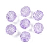 Transparent Acrylic Beads OACR-Q015-02F-1