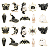 20Pcs 10 Styles Alloy Enamel Pendants ENAM-CJ0004-33-1