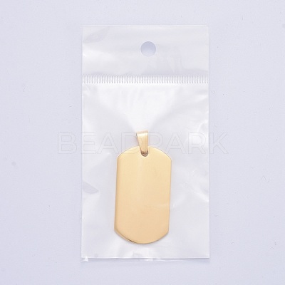 304 Stainless Steel Big Pendants STAS-I140-19F-G-1