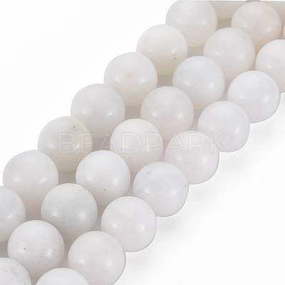 Natural Rainbow Moonstone Beads Strands G-N328-024-1