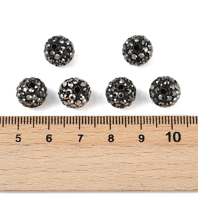 Polymer Clay Rhinestone Beads RB-N006-71-1