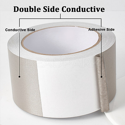 20M Single Sided Conductive Cloth Tape AJEW-WH0070-17D-1