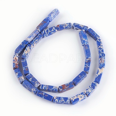 Synthetic Imperial Jasper Bead Strands X-G-E508-02D-1