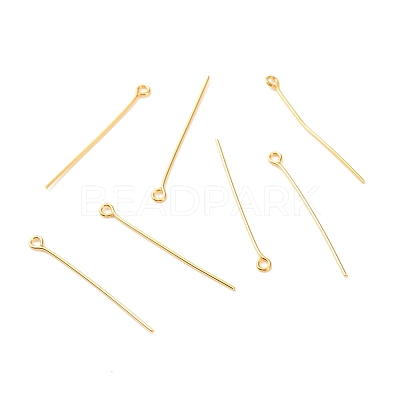 Brass Eye Pins KK-F824-113C-G-1