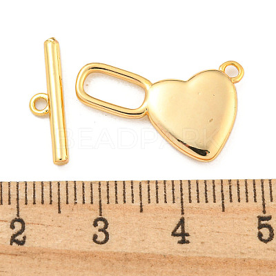 Brass Toggle Clasps KK-A223-21G-1