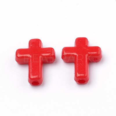 Opaque Acrylic Beads SACR-436-C06-1