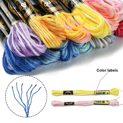 6-Ply Polyester Embroidery Floss OCOR-FZ0001-01D-1