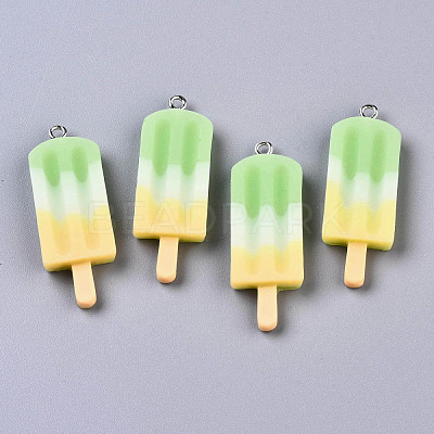 Rainbow Resin Pendants CRES-S359-30B-1