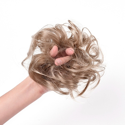 Synthetic Hair Bun Extensions OHAR-G006-A12-1