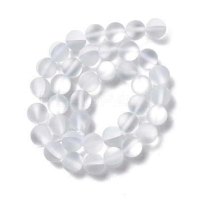 Synthetic Moonstone Beads Strands G-E573-01C-16-1