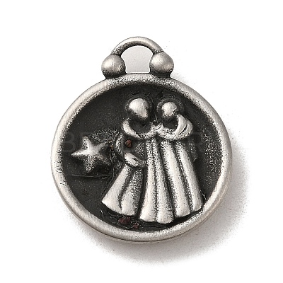 304 Stainless Steel Pendants STAS-L022-306AS-03-1