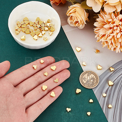 60Pcs 3 Styles Brass Spacer Beads KK-PH0006-61A-1